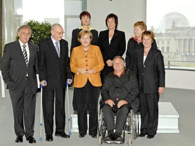 VertreterInnen des DBR bei Bundeskanzlerin Angela Merkel