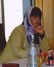 UN-Sonderberichterstatterin Sheikha Hessa Al-Thani.